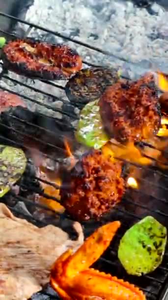닭고기 소시지 쇠고기 — 비디오