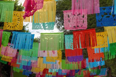Kendinizi canlı Meksika sanatının dünyasına daldırın, papel picado 'dan renkli tekstile kadar. Duvarları süsleyen ve kültüre hayat veren zengin renkleri ve sanatsal desenleri tecrübe edin.