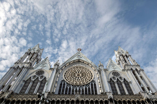 Explore the exquisite blend of Gothic, Byzantine, and classical architecture in this historic cathedral, a testament to spiritual significance and timeless artistry.
