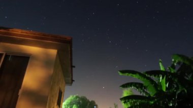 Gece gökyüzünün bu zaman diliminde büyüleyici dönüşümüne tanık olun. Sayısız yıldızın durgun bir mekan üzerindeki hareketlerini gösteriyor..