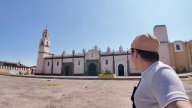 San Gabriel Arcangel Manastırı ve Cholula Puebla 'daki Kraliyet Şapeli' ni ziyaret edin.