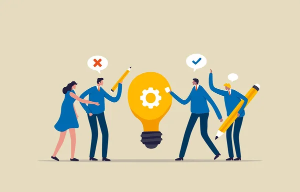 Teamwork Start Projectinnovatie Nieuwe Zakelijke Marketing Illustratie — Stockfoto