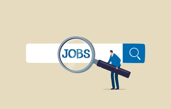 Jobs Search Recruitment Hiring Employment Find Job Openings Opportunities Career — Stock Photo, Image