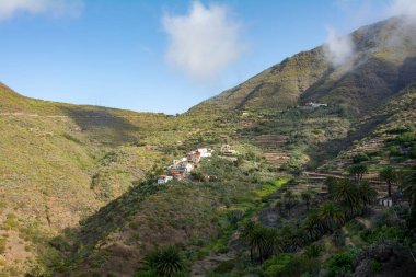 The small mountain village of Masca in the Teno mountains on the Canary Island of Tenerife, Spain, Europe