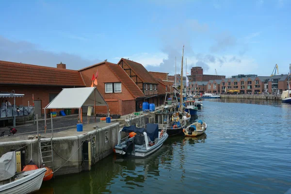 Ships Harbor Historic Hanseatic City Wismar Baltic Sea Coast Mecklenburg — Stockfoto