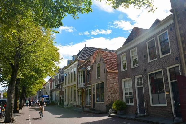 Zierikzee Zeeland Netherlands August 24Th 2020 Street Typical House — Stock Photo, Image