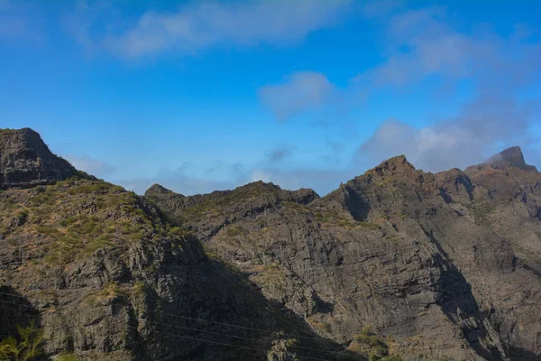 Teno Gebirge Bei Masca Auf Der Kanarischen Insel Teneriffa Spanien — Stockfoto