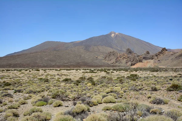 Berget Pico Del Teide Kanarieöarna Teneriffa Spanien — Stockfoto
