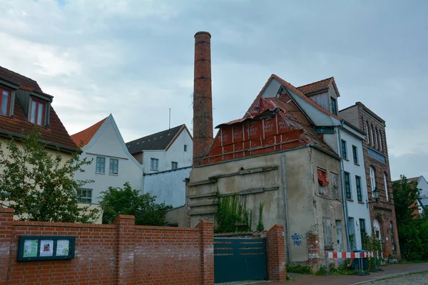 Wismar Niemcy Września 2022 Dom Historycznym Hanzeatyckim Mieście Wismar Wybrzeżu — Zdjęcie stockowe