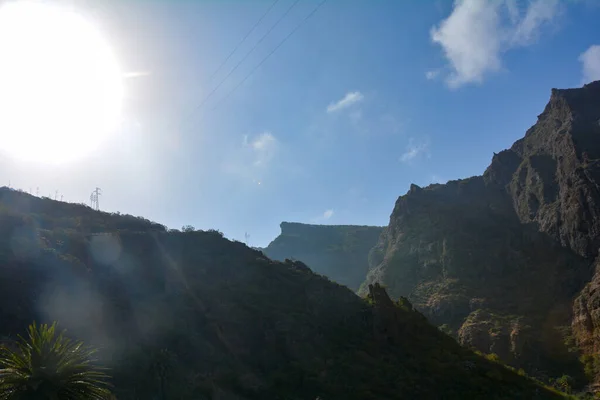 Teno Gebirge Bei Masca Auf Der Kanarischen Insel Teneriffa Spanien — Stockfoto