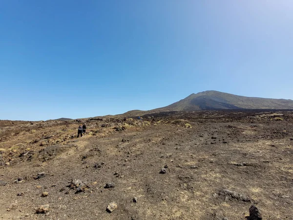Paysage Volcanique Dans Parc National Teide Sur Île Canaries Tenerife — Photo