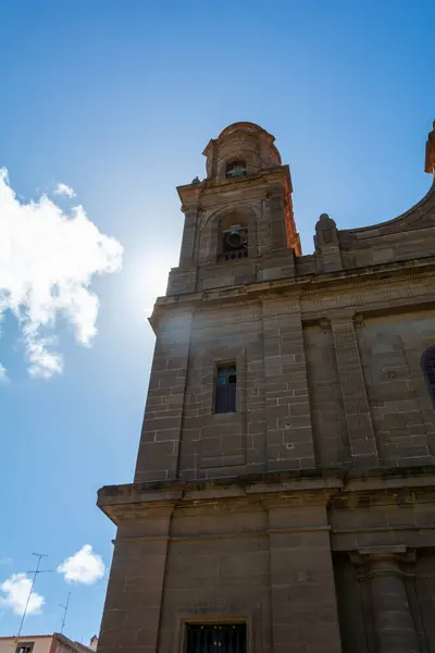 stock image Part of the Santiago de los Caballeros church in the town of Galdar on the Canary Island of Gran Canaria, Europe