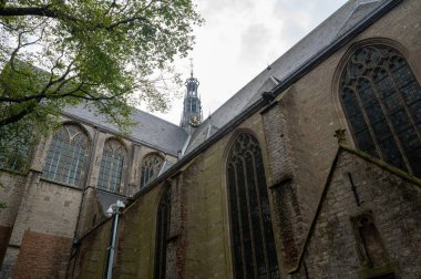 Hollanda 'nın Alkmaar kentindeki eski Grote Sint-Laurenskerk kilisesinin bir parçası.