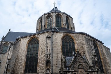 Hollanda 'nın Alkmaar kentindeki eski Grote Sint-Laurenskerk kilisesinin bir parçası.