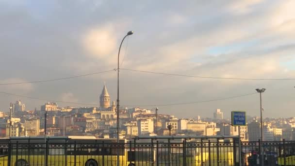 Panorama Centro Histórico Istanbul Panorama Istambul Istambul Turquia — Vídeo de Stock