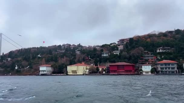 Istanbul Prachtig Landschap Bij Zonsondergang Mooi Uitzicht Istanbul Uitzicht Istanbul — Stockvideo