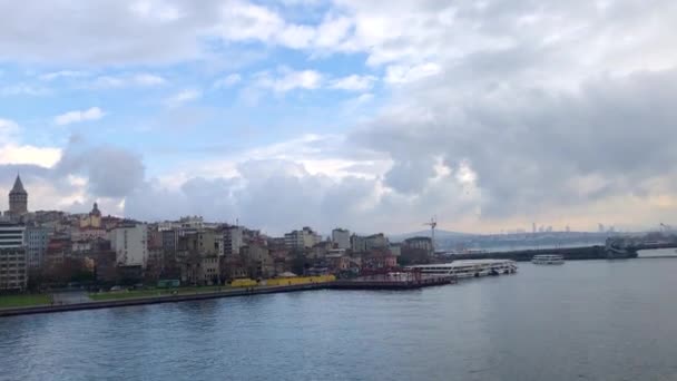 Panorama Del Centro Histórico Estambul Panorama Estambul Estambul Turquía — Vídeos de Stock