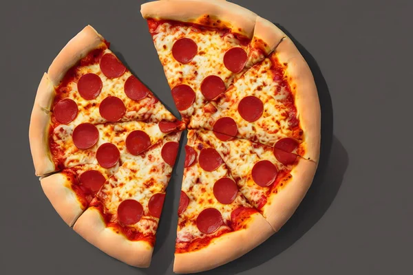 Візуалізація Ілюстрації Піци Сиром Ясом — стокове фото