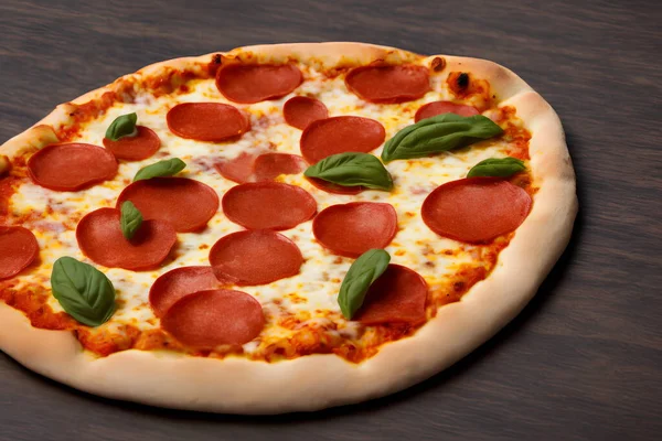 Picture Yummy Pizza Cheese Other Ingredients — Stock Photo, Image