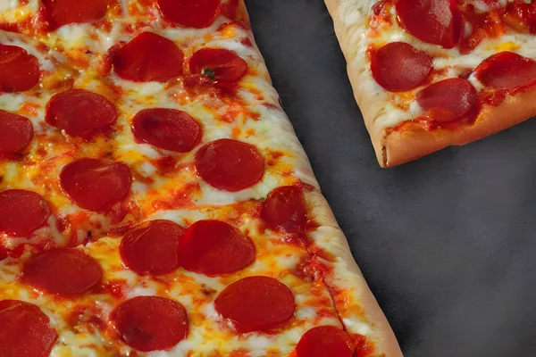 Picture Yummy Pizza Cheese Other Ingredients — Stock Photo, Image