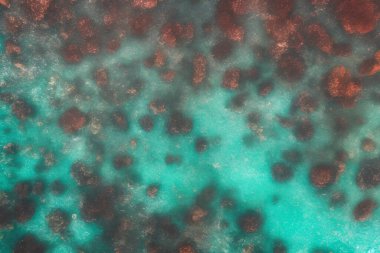 Mavi okyanusun soyut arkaplan resmi, üretici ai