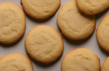 Biraz badem kurabiyesinin gerçekçi çizimi, tatlı pişmiş yemek, üretken ai