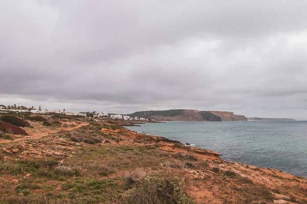 Costa Montanhosa Península Meridional Portugal Famosa Região Turística Algarve Penhascos — Fotografia de Stock