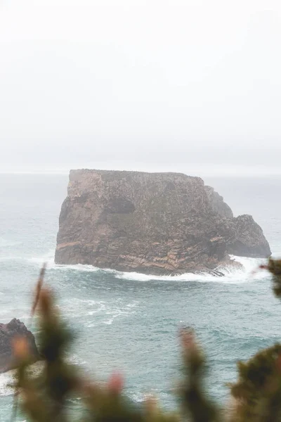 Скелясте Узбережжя Атлантичного Океану Південному Заході Португалії Регіоні Алгарве Досліджую — стокове фото