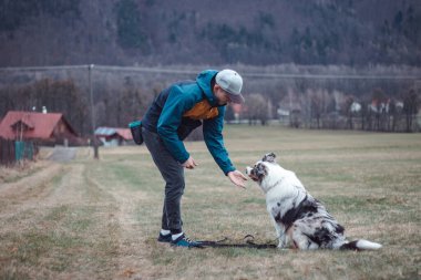 Genç bir Saynolojist, köpek eğitmeni dört ayaklı bir Avustralya çoban köpeğini eğitti. Köpek ve insan arasındaki aşk..