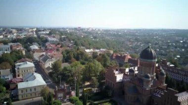 one of the oldest universities. Residence of Bukovinian and Dalmatian Metropolitans in Chernivtsi. Seminary Church of the Three Saints. Seminar building. 