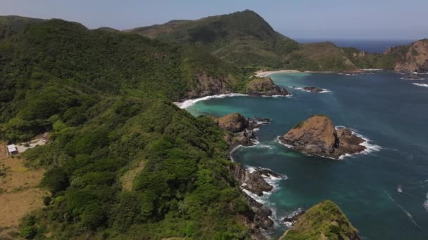 Raja Ampat Indonesia Circa Εξαιρετική Εναέρια Λήψη Των Νήσων Wayag — Αρχείο Βίντεο