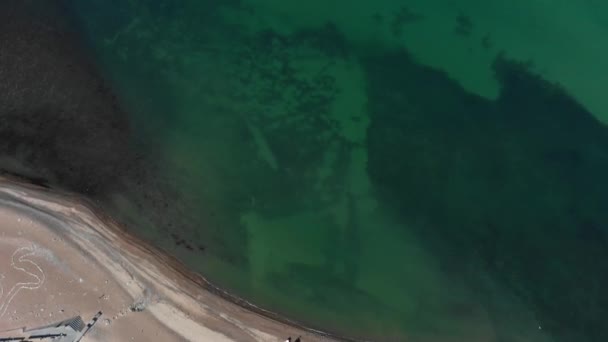 Klitmoller Smooth Waves Magical Sandy Beach Fabulous Blue Water Dinamarca — Vídeo de stock