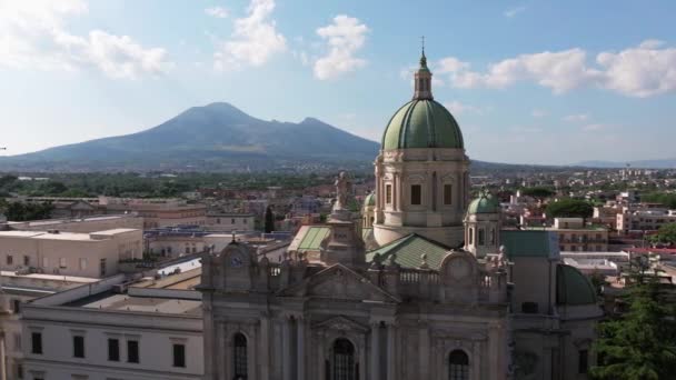 Iglesia Plaza Bartolo Pompeya Santuario Pontificio Santísima Virgen Del Rosario — Vídeos de Stock