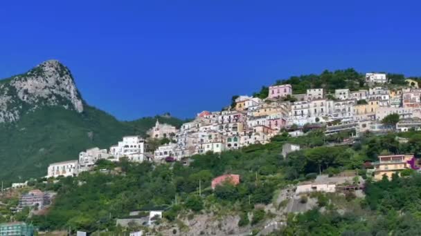 Niesamowity Widok Piękną Klacz Vietri Sul Wybrzeżu Amalfi Włoszech Filmowane — Wideo stockowe