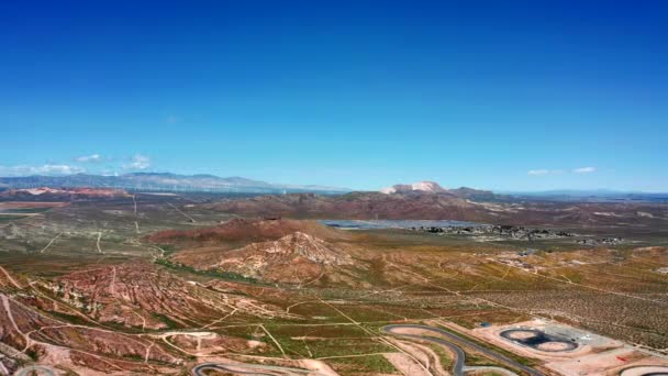 Incroyable Vue Aérienne Panoramique Colorée Sur Les Montagnes Des États — Video