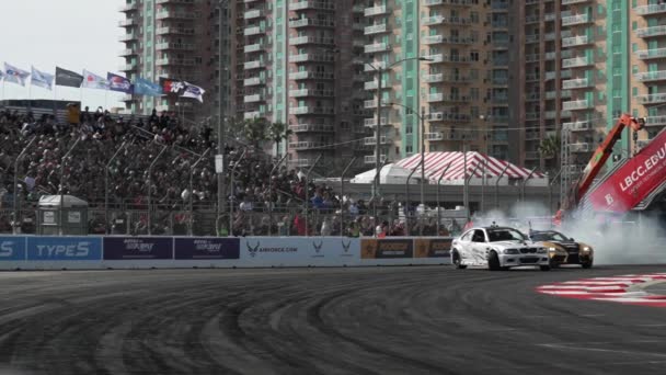 Long Beach California Usa April 2023 Formel Drift Firar Årsjubileum — Stockvideo