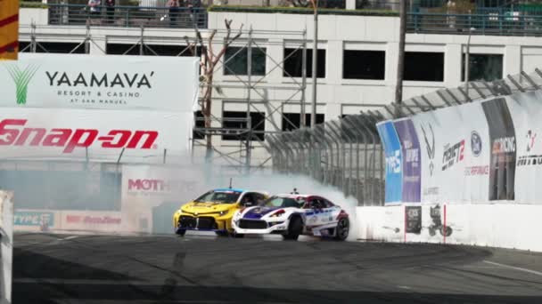 Long Beach California Usa April 2023 Formel Drift Firar Årsjubileum — Stockvideo