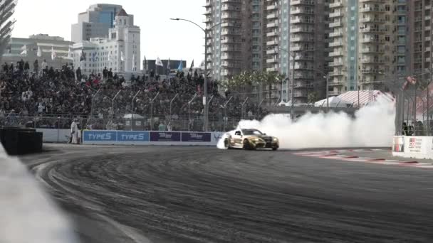 Long Beach Californie États Unis Avril 2023 Formula Drift Célèbre — Video