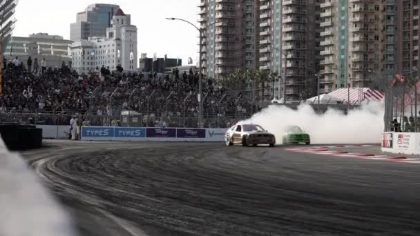 Long Beach California Usa Dubna 2023 Formule Drift Slaví Výročí — Stock video
