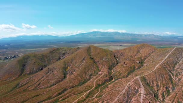 Amerika Birleşik Devletleri Ndeki Dağların Muhteşem Renkli Panoramik Hava Aracı — Stok video