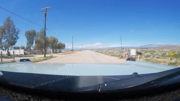 미국에서 역사적인 국도를 자동차 창에서 일몰에 태평양 고속도로를 캘리포니아 미국의 — 비디오