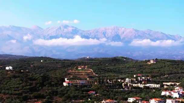 Creta Grecia Disparo Aéreo Con Drones Playa Falassarna Chania Laguna — Vídeo de stock