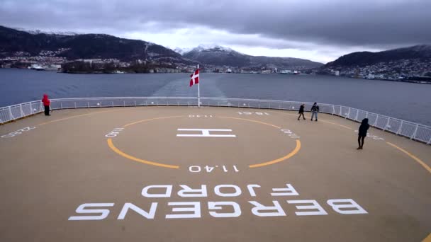 Гельмеланд Рогаланн Норвегія 2022 Норвегія Дивовижний Краєвид Корабель Або Поромний — стокове відео