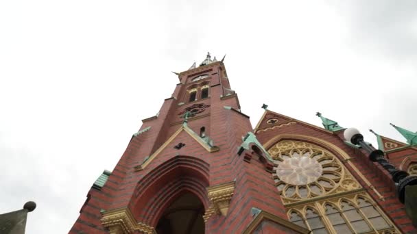 View Igreja Oscar Fredriks Construída Abril 1893 Pelo Bispo Edvard — Vídeo de Stock