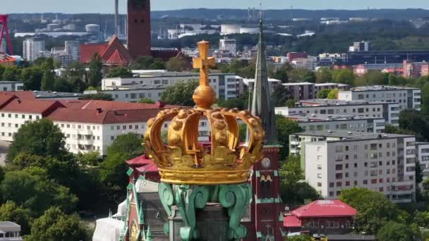 Skansen Kronan Plan Réel Couronne Sommet Skansen Kronan Forteresse Située — Video