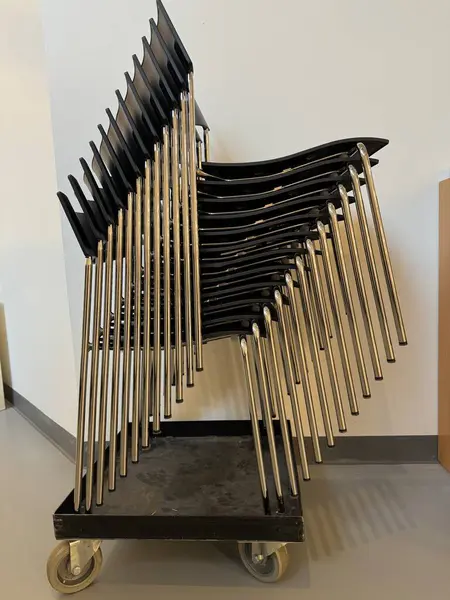 Oturma odaları, büyük boş modern seminer, konferans salonu. 
