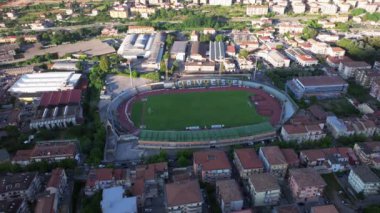 Salerno, İtalya 'nın Panoramik Manzarası (İtalyanca: 