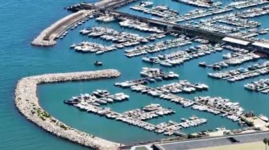 Salerno, İtalya 'nın Panoramik Manzarası (İtalyanca: 