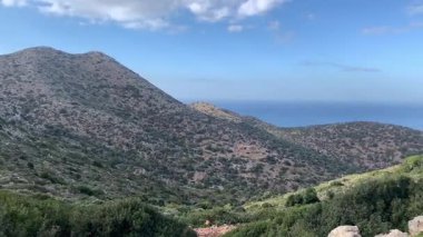 Yunanistan 'ın Girit kıyı şeridinin panoramik manzarası, Girit Sahil Hattı