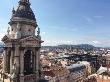 Avrupa yazında Budapeşte Macaristan 'da şehir sokakları. Yüksek kalite fotoğraf